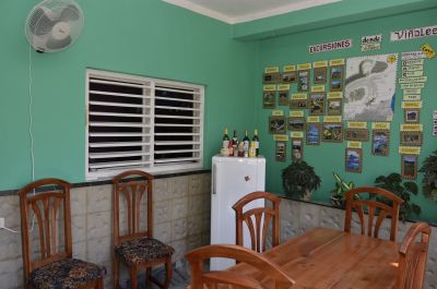 'Dining room' Casas particulares are an alternative to hotels in Cuba.